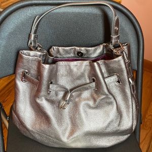 Cole Haan pewter handbag